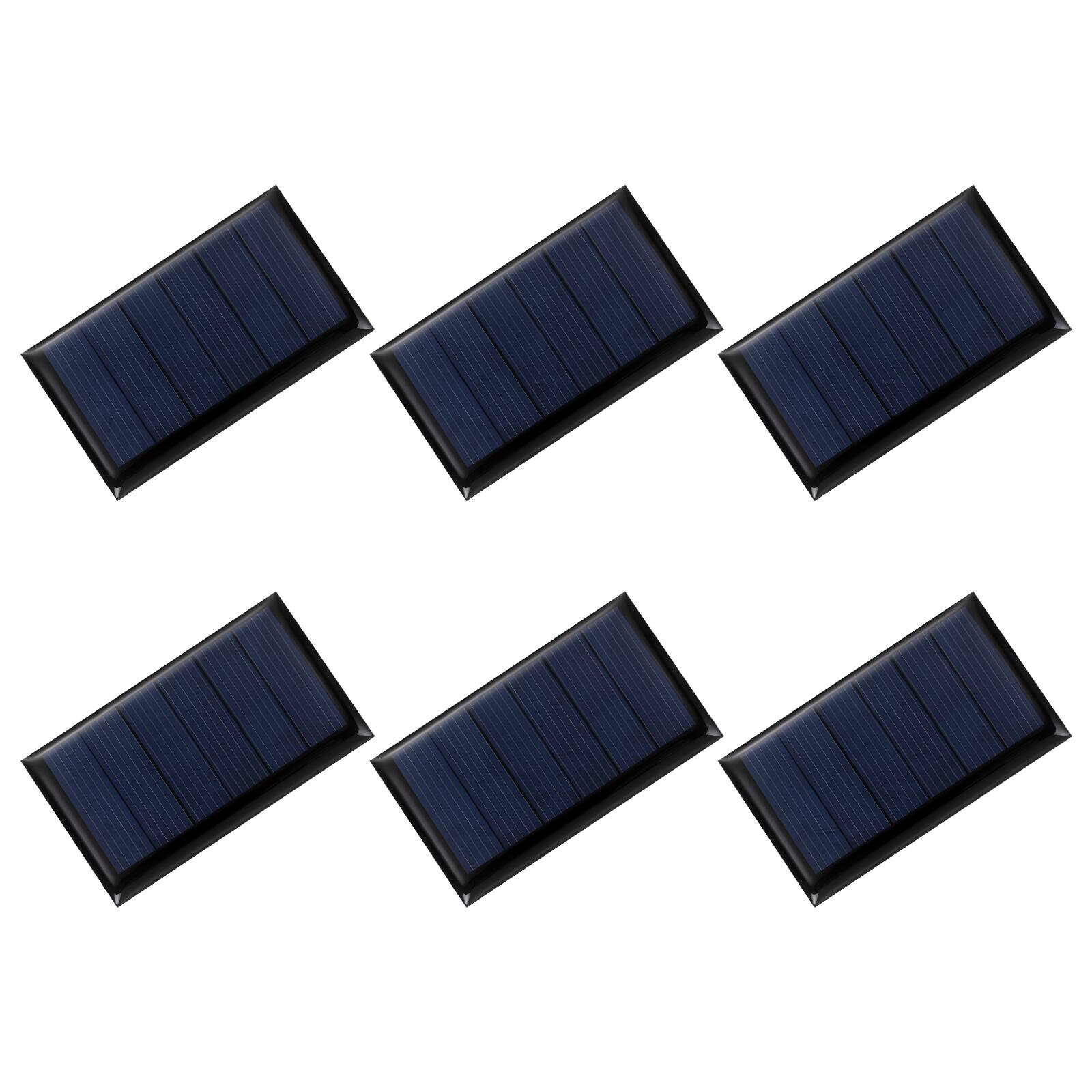 Unique Bargains - 6pcs 3V 0.27W 90mA Mini Solar Panels, Small Solar PV Cells for DIY Electric Toy Materials Kits - Black price history on PriceWatchPro