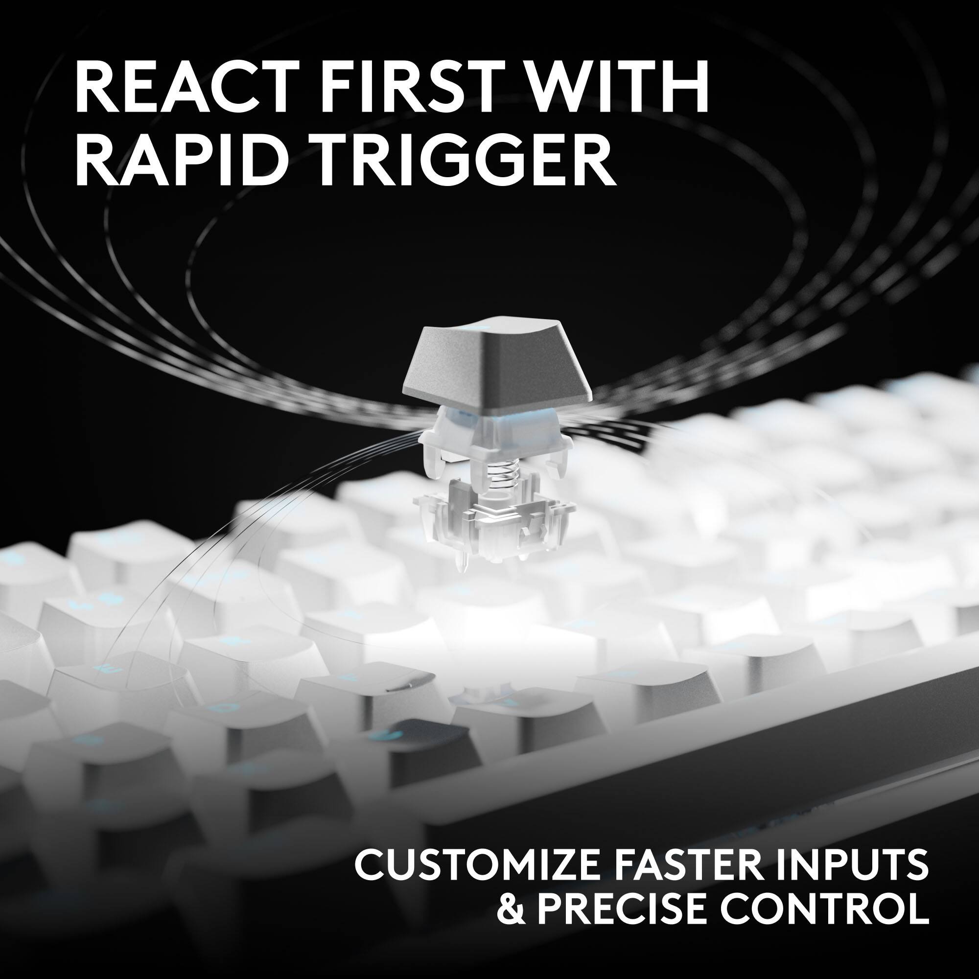 REACT FIRST WITH RAPID TRIGGER

CUSTOMIZE FASTER INPUTS & PRECISE CONTROL