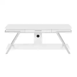 Steve Silver - Zena 65" TV Stand with Drawer - White
