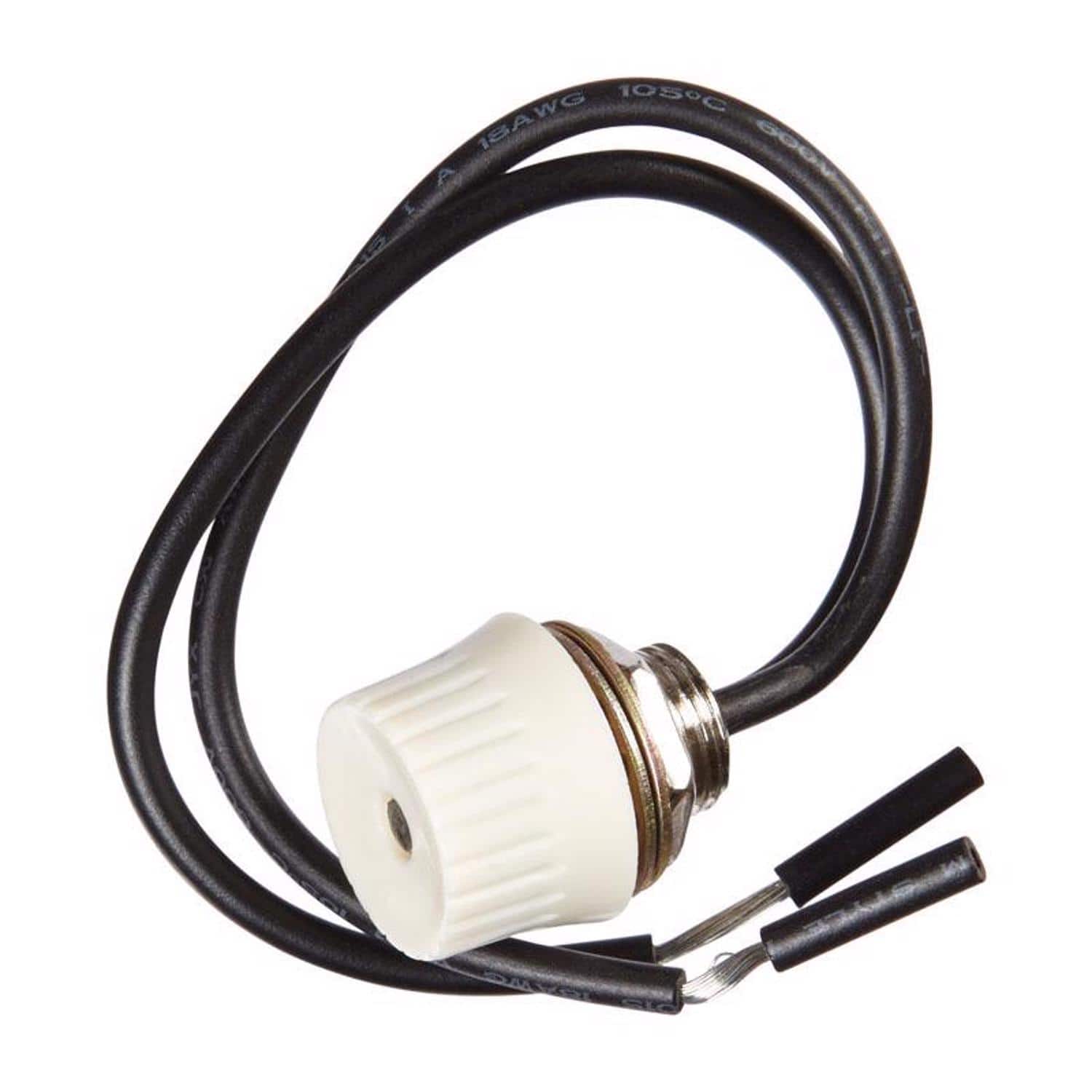 Jandorf - 3 amps Single Pole Rotary Appliance Switch 1 pk - White