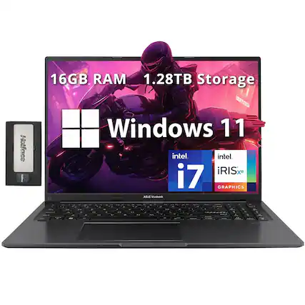 Hotface
16GB RAM
1.28TB Storage
Windows 11
intel i7
intel iRIS Xe Graphics
ASUS Vivobook