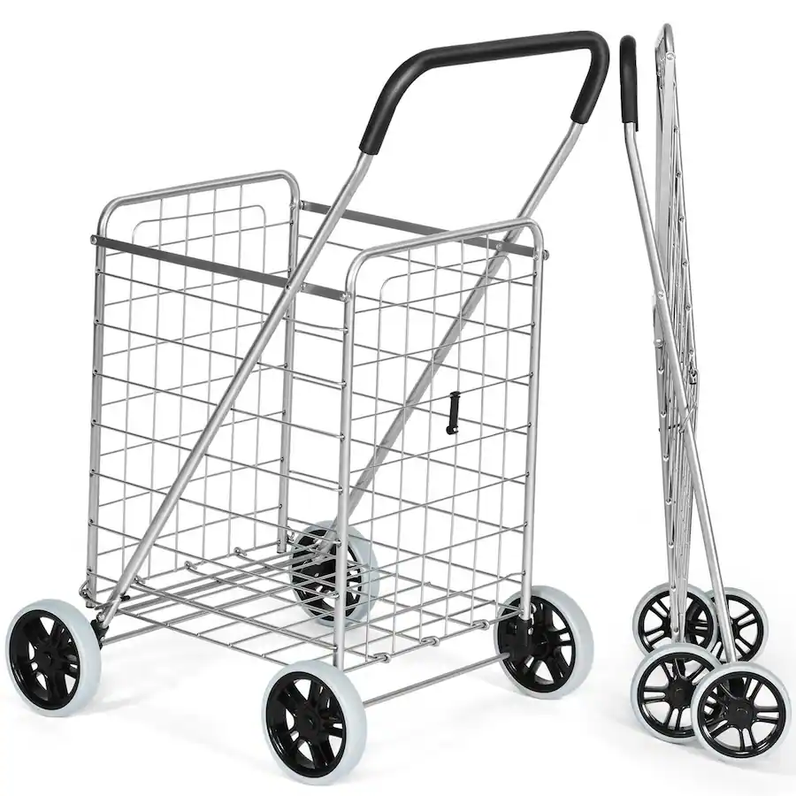 Ironmax Utility Shopping Cart Foldable Trolley Travel Ironmax Utility Shopping Cart Foldable Trolley Travel