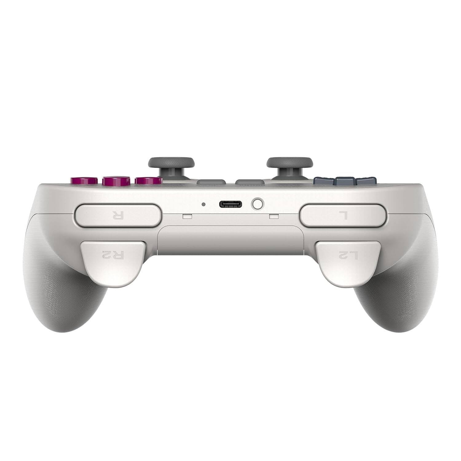 Angle. 8BitDo - 8Bitdo Pro 2 Bluetooth Wireless Gaming Controller with Hall Effect Joystick Update for Switch, PC, Android, and Steam - Grey.