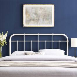 Alessia Metal Headboard by Modway - White