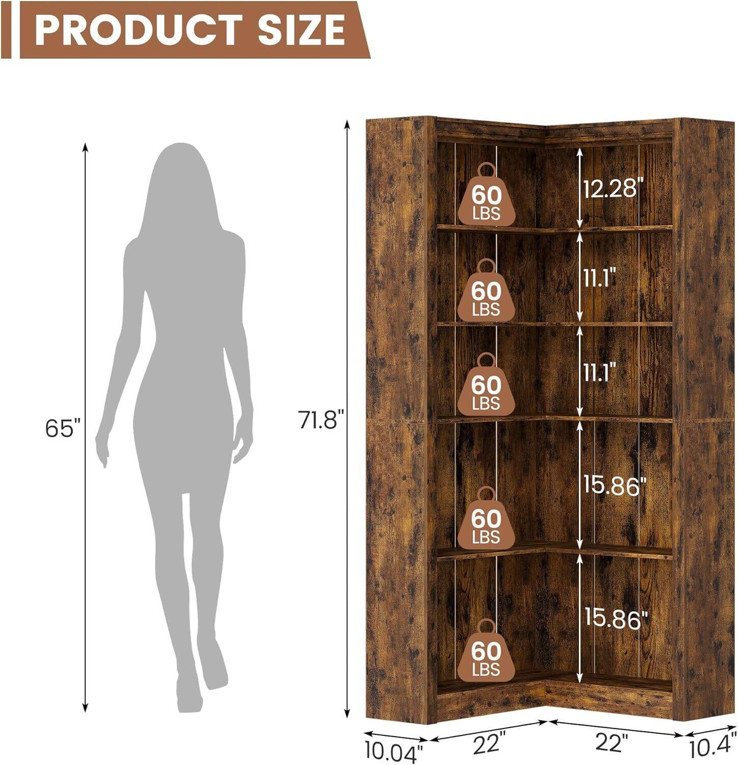 PRODUCT SIZE  
60 LBS 12.28"  
60 LBS 11.1"  
65" 71.8"  
60 LBS 11.1"  
60 LBS 15.86"  
60 LBS 15.86"  
10.04" 22" 22" 10.4"