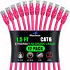 Maximm 1.5 FT CAT6 ETHERNET NETWORK CABLE 12 PACK
RoHS COMPLIANT
24 AWG
550 MHZ
RJ45
RoHS Verified