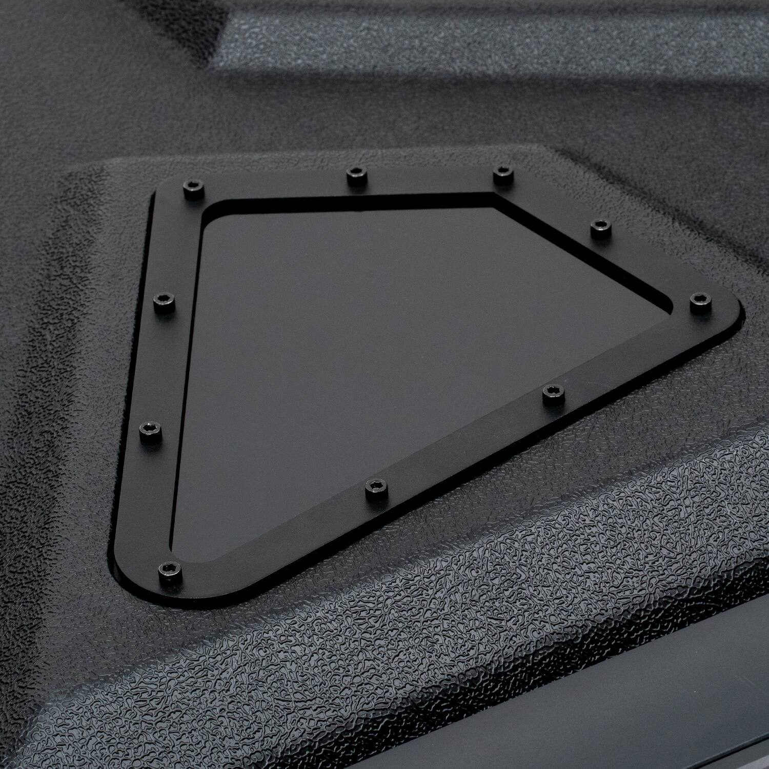 Alt View 24. MB Quart - Tuned 7 Speaker Audio Roof with 7 Inch LED Source Unit for Polaris Ranger - Black.