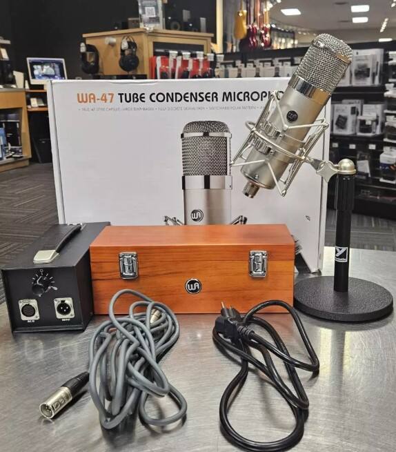 WA-47 TUBE CONDENSER MICROPHONE LABCC DEARRAGIA DIOET MLAAL AD Si POLAR BETEI TBLE STWE CAPSJC un LA H WA