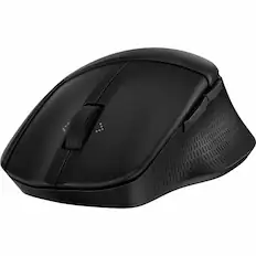 Front. HP - HP 685 Comfort Dual-Mode Mouse for business - Wireless - 32.81 ft - Bluetooth - Rechargeable - Black - USB Type A - 1200 - Black.