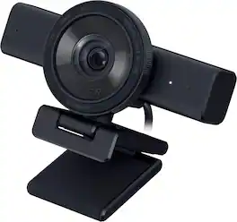 Razer - Kiyo V2 Streaming Webcam: 4K 30 FPS, 1080p 60 FPS - AI Powered Auto-Framing - Built-in Microphone - Ultrawide Lens