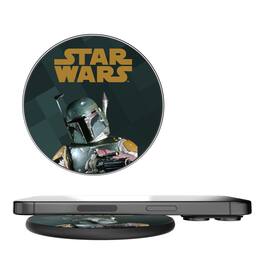 Keyscaper - Star Wars: The Empire Strikes Back Color Block 15-Watt Wireless Charger - Boba Fett