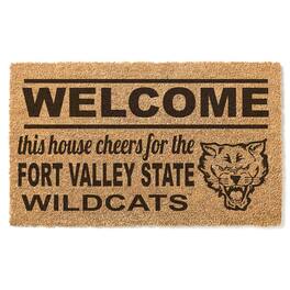 Jardine - Fort Valley State Wildcats 18" x 30" Welcome Doormat - Brown