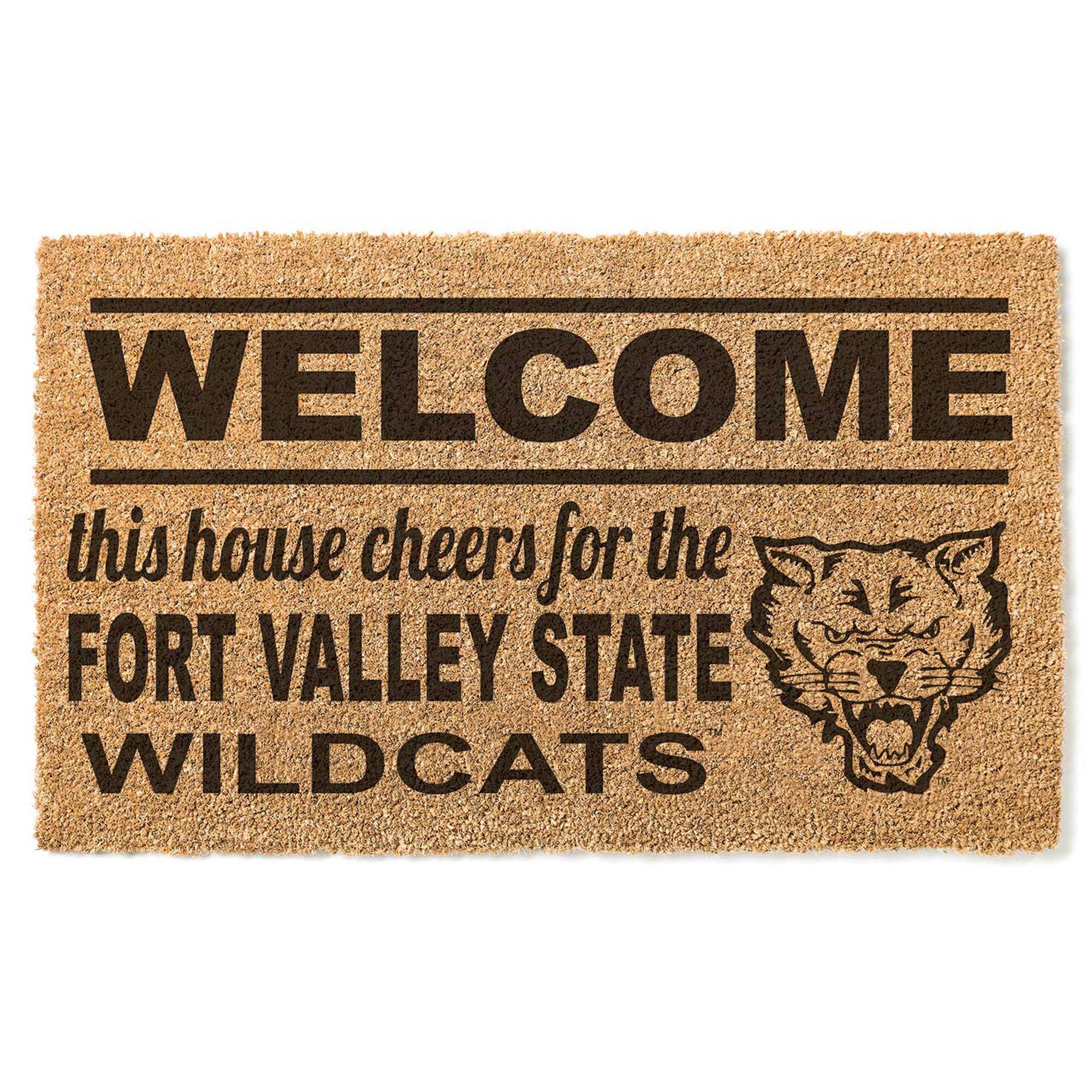 Fort Valley State Wildcats 18" x 30" Welcome Doormat