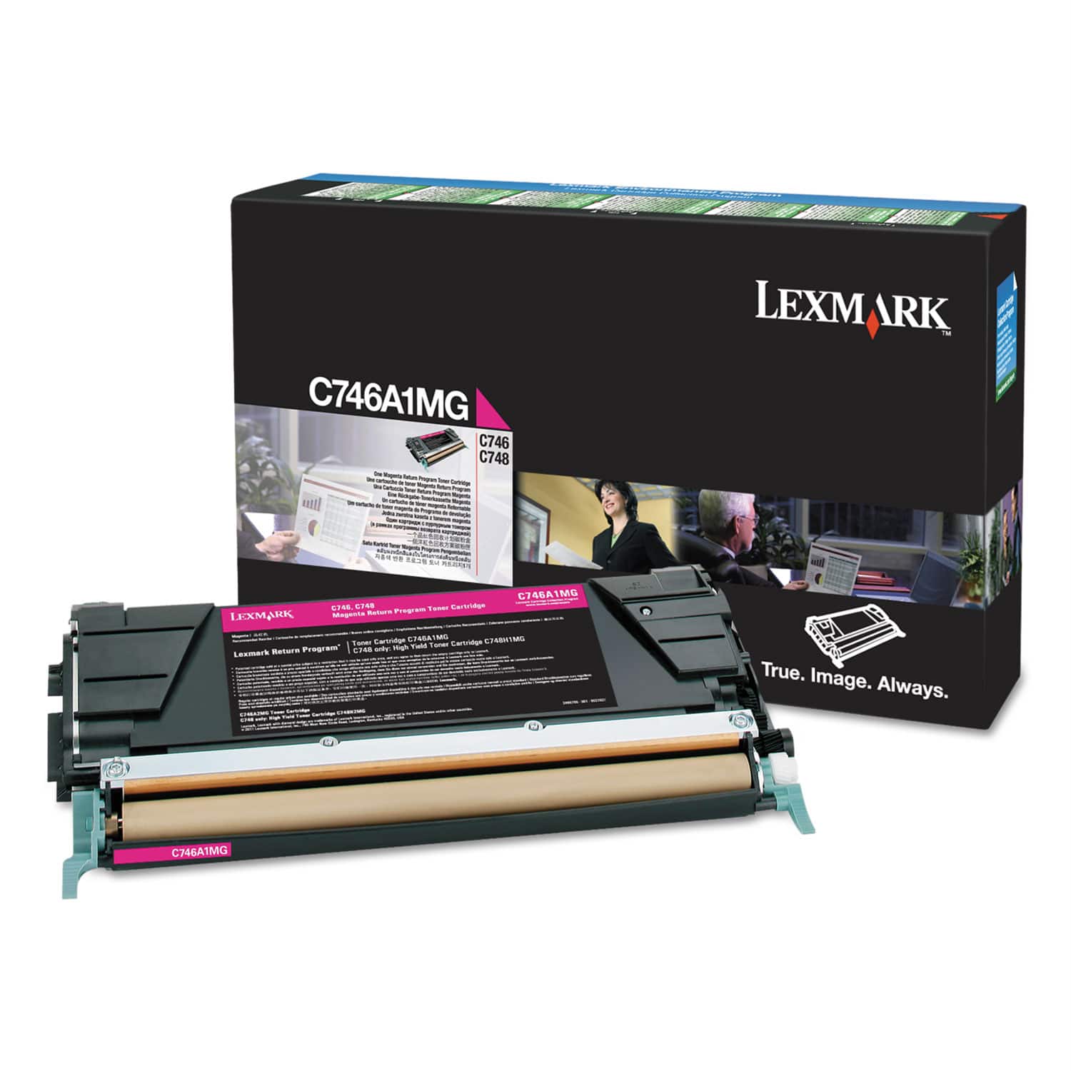 Lexmark - C746A1MG 7,000 Page-Yield Return Program Toner - Magenta price history on PriceWatchPro