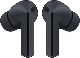 Front. Samsung - Galaxy Buds3 FE Wireless Earbud Headphones - Black.
