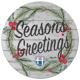Jardine - Hood College Blazers 20'' x 20'' Season's Greetings Circle - White