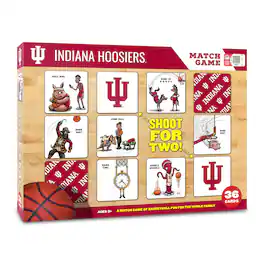 YouTheFan - Indiana Hoosiers Licensed Memory Match Game - Multicolor