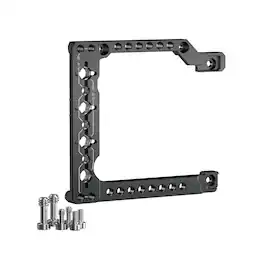 Bright Tangerine - Right Side Horse Shoe Plate for RED V-RAPTOR Camera, Black