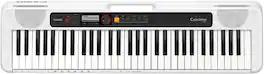 Casio - Casiotone CT-S200, Beginner 61-Key Portable Keyboard with 200 Tones (CT-S200WE) - White