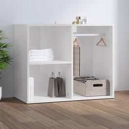 Boyel Living - 31.5 in.W Modern High Gloss Dressing Cabinet Engineered Wood Medium Storage - White