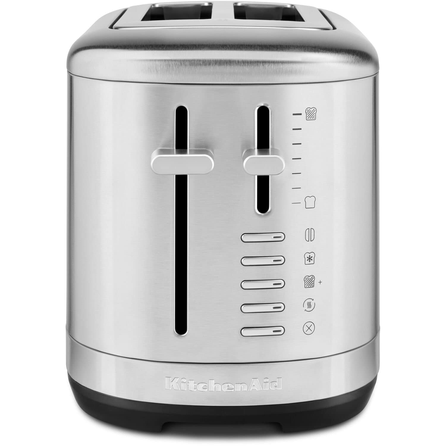 KitchenAid - 2 Slice Programmable Toaster, 120V - Brushed Stainless Steel - Front_Zoom