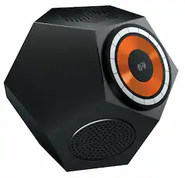 Chargeworx - Dome Shape MagSafe Charger and Speaker - Black