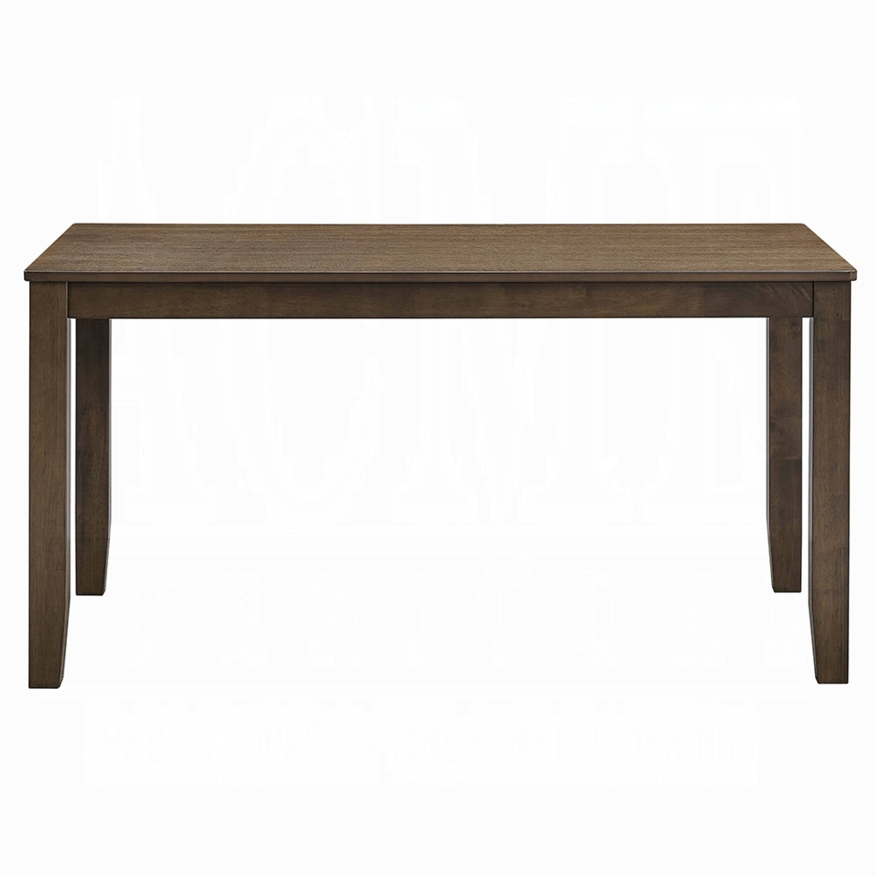 Alt View 1. Manhattan Lane - Dexy Dining Table, 59 Inch Rectangular Top, Farmhouse Walnut Brown - Walnut Brown.