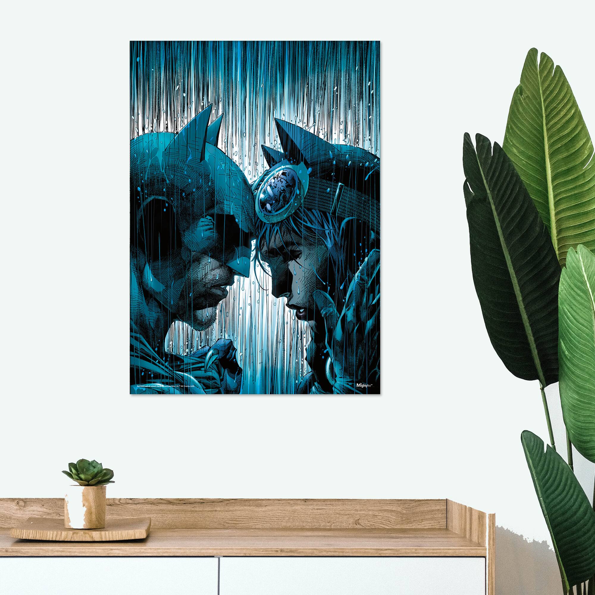 Left. Trend Setters - DC Comics (Batman - Under The Weather) MightyPrint™ Wall Art MP17240581 - Multicolor.