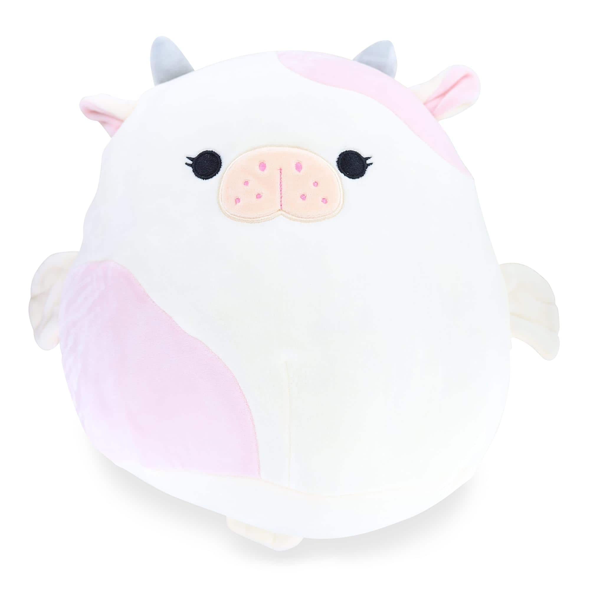 Kellytoy - Squishmallow 12 Inch Sea Life Plush | Malia the Light Sea Cow - Pink