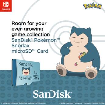 SANDISK 1TB microSDXC UHS I for Nintendo Switch 1 Pokémon SDSQXAO SANDISK 1TB microSDXC UHS I for Nintendo Switch 1 Pokémon SDSQXAO
