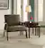 Alt View 12. OSP Home Furnishings - Davis Mid-Century Fabric Armchair - Klein Otter.
