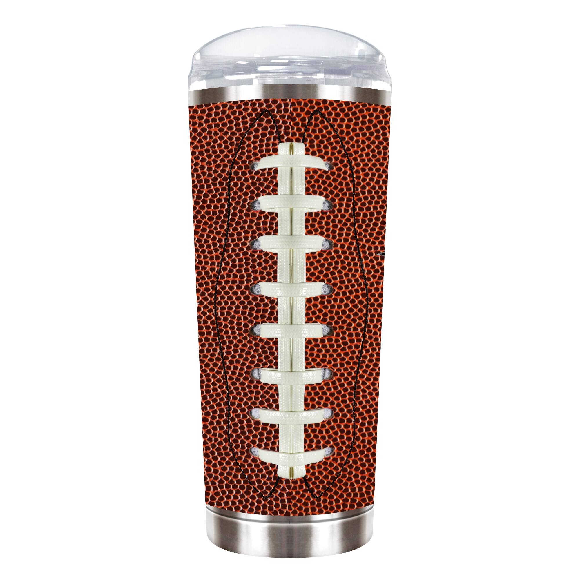 Alt View 2. Great American Products - Tampa Bay Buccaneers 18oz. Roadie Game Ball Tumbler - Brown.