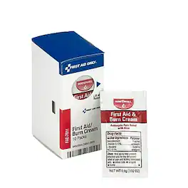 SmartCompliance - First Aid Only First Aid Burn Cream Packets, 1/32 oz., 10/Box - Multicolor
