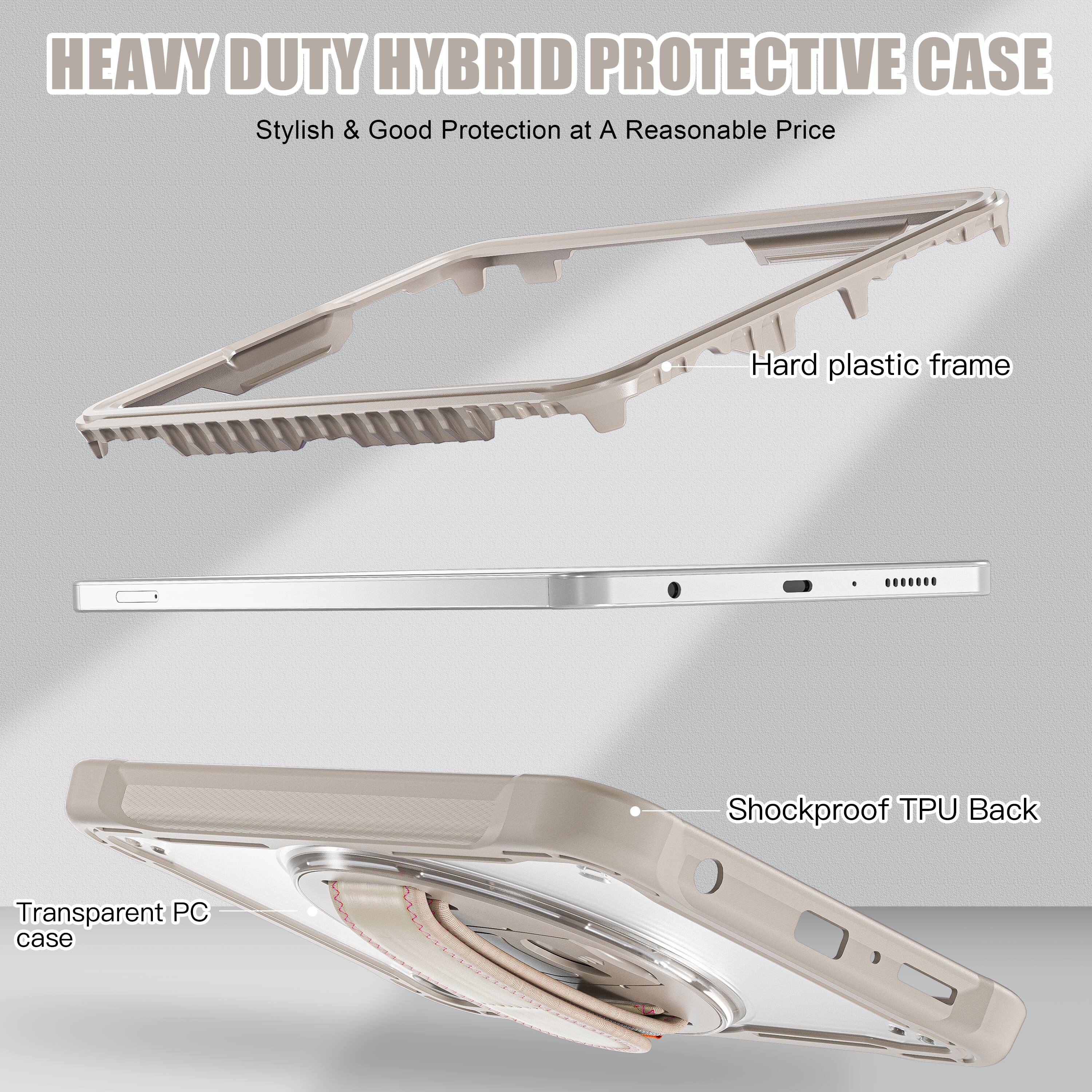 HEAVY DUTY HYBRID PROTECTIVE CASE  
Stylish & Good Protection at A Reasonable Price  
Hard plastic frame  
Shockproof TPU Back  
Transparent PC case