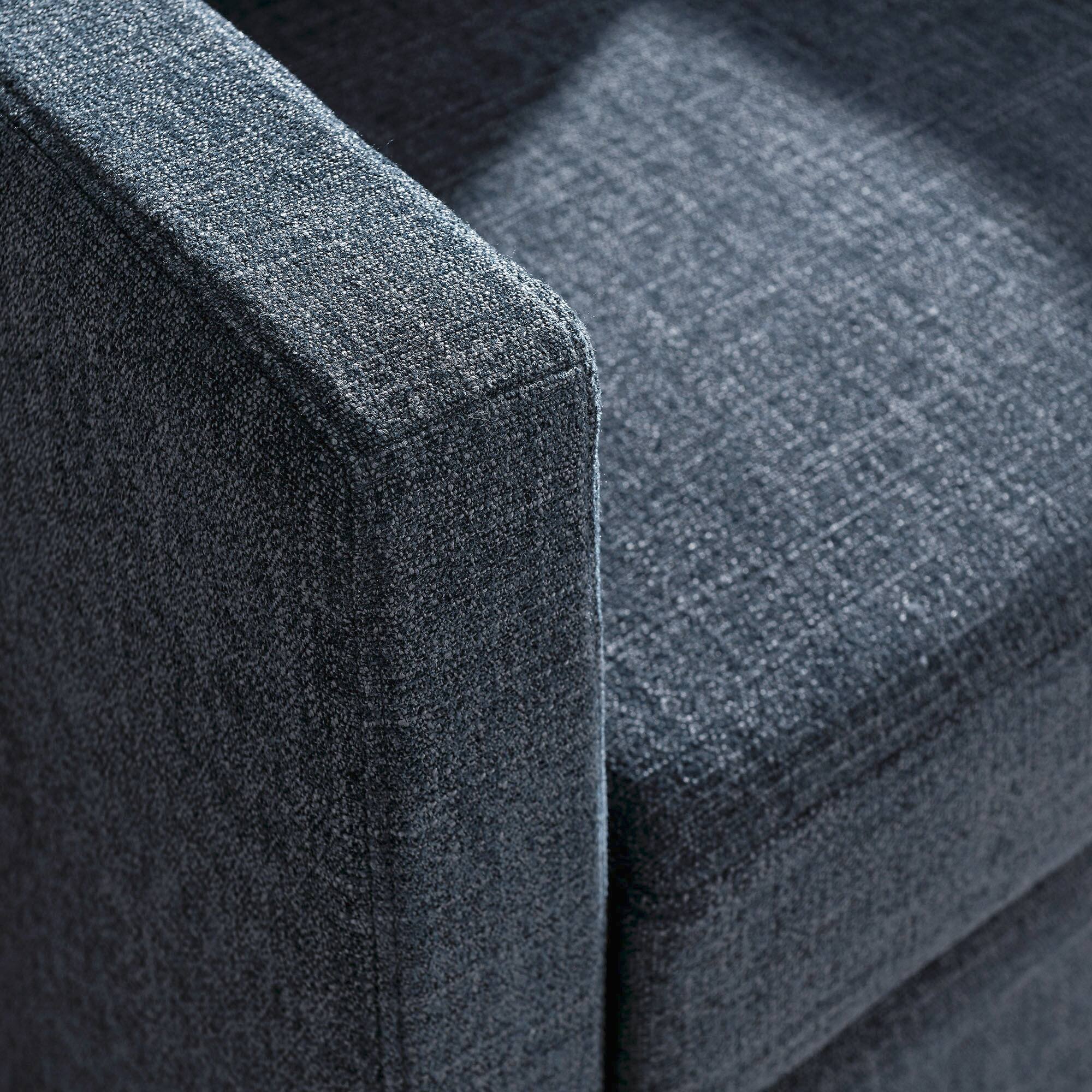 Alt View 4. Modway - Serene Fabric Slipcovered Swivel Armchair by Modway - Blue.