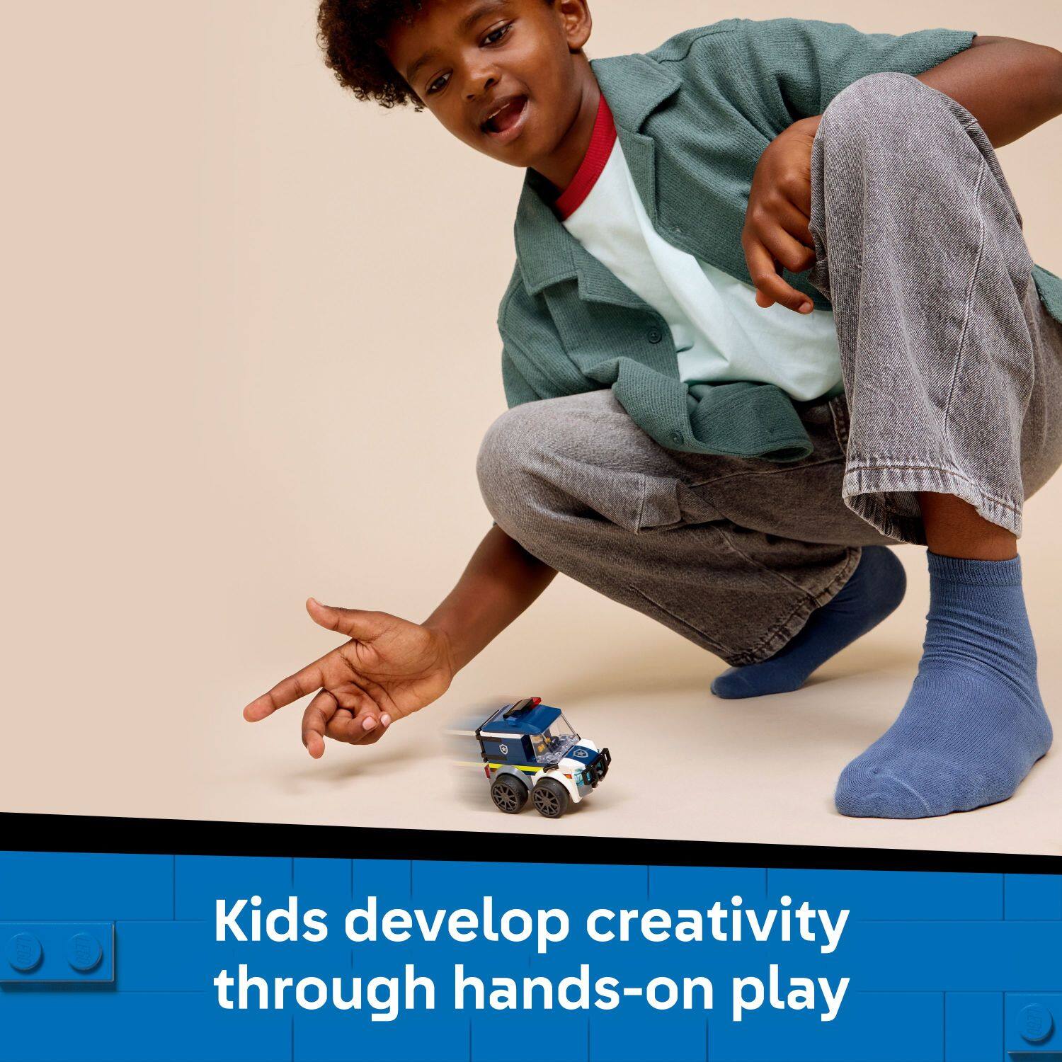 Kids develop creativity through hands-on play