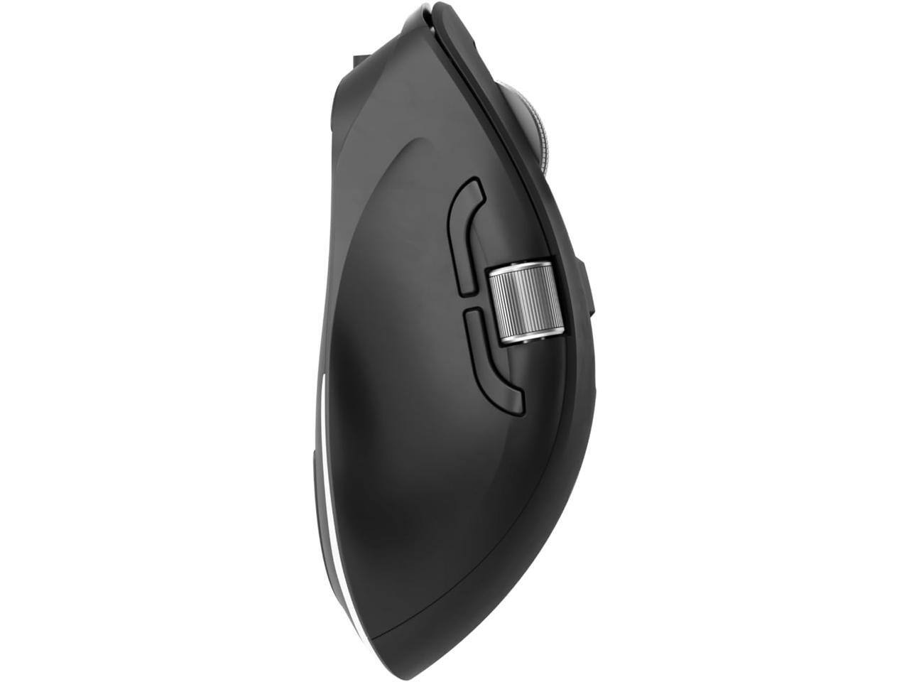 Alt View 1. Alogic - Alogic Bluetooth USB-C Rechargeable 7-Key Mouse - Wireless/USB-C - 6400 DPI - Scroll - 7 Programmable Buttons - Black.