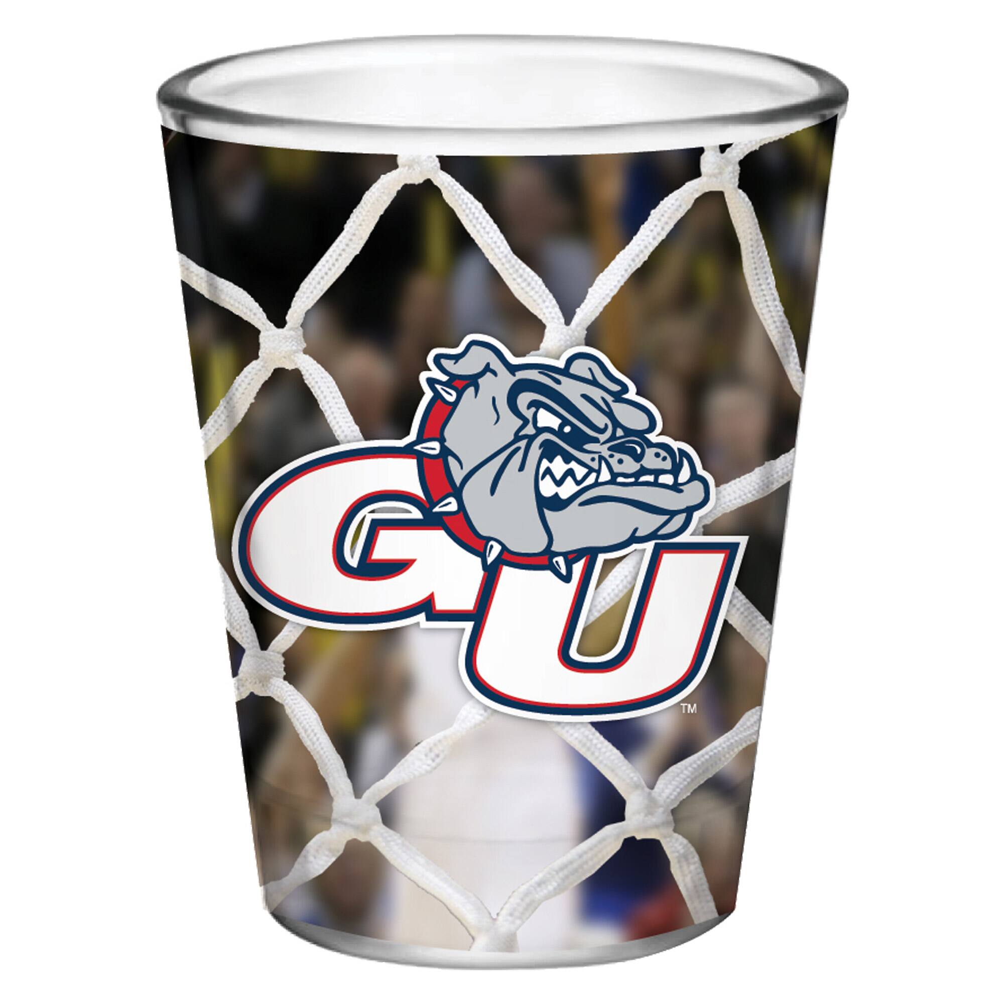 Alt View 1. Indigo Falls - Gonzaga Bulldogs 2oz. Basketball Collector Shot Glass - Multicolor.