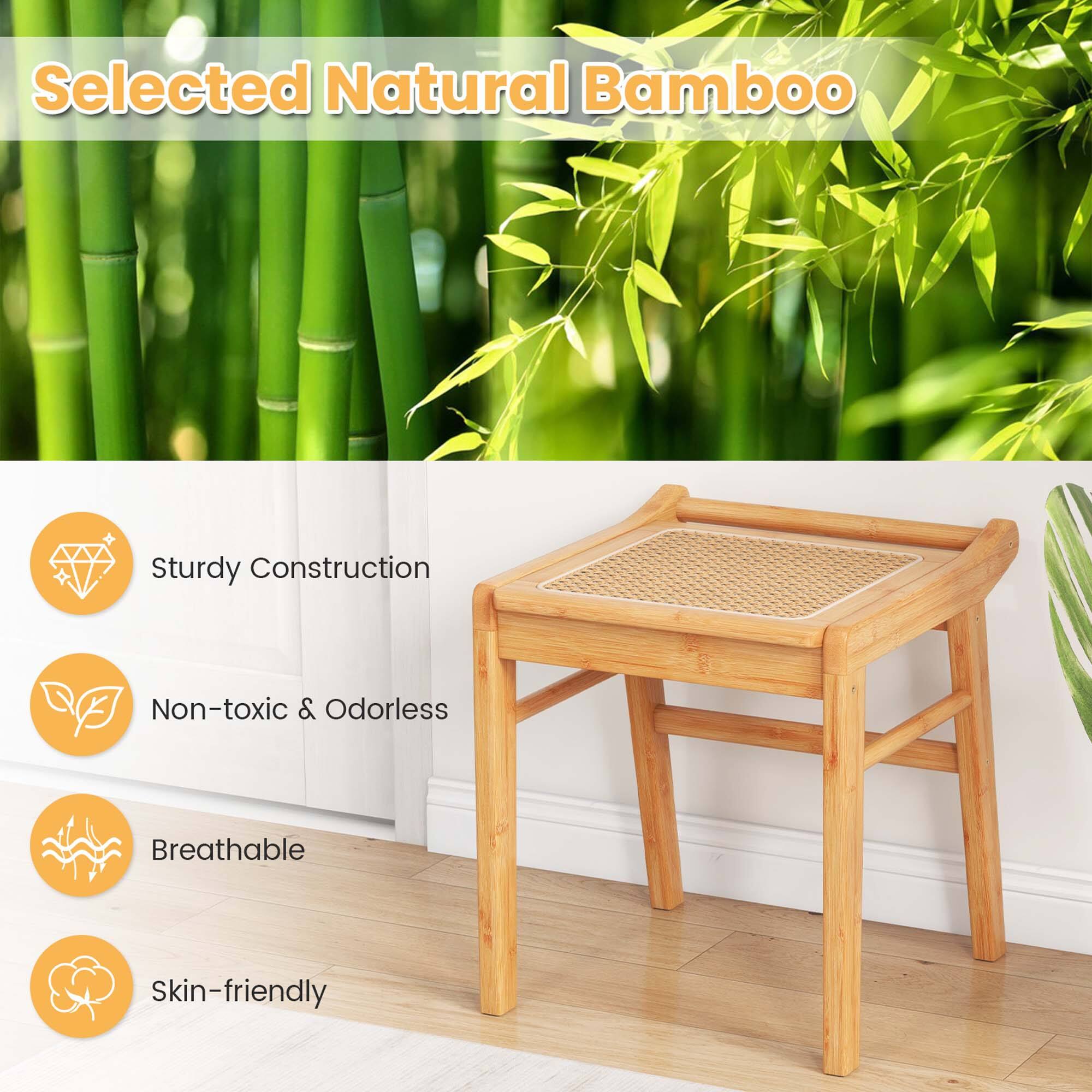 Selected Natural Bamboo

- Sturdy Construction
- Non-toxic & Odorless
- Breathable
- Skin-friendly
