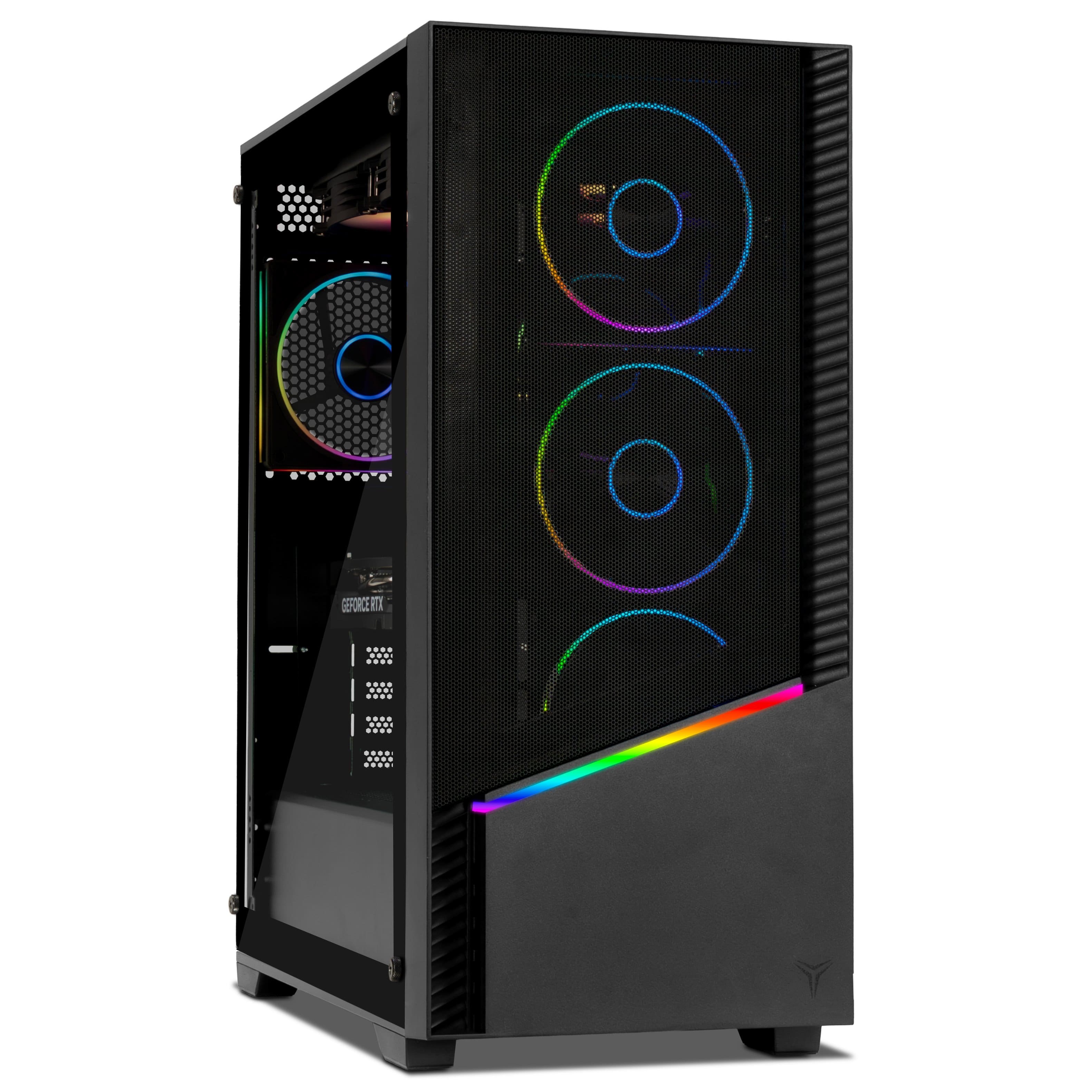 Front. YEYIAN - Yeyian Elara Gaming Desktop – Core Ultra 7 270K, GeForce RTX 5070, 32GB DDR5 6000MHz, 2TB SSD – YPI‑EL270KC‑570Q2U.