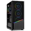 Front. YEYIAN - Yeyian Elara Gaming Desktop – Core Ultra 7 270K, GeForce RTX 5070, 32GB DDR5 6000MHz, 2TB SSD – YPI‑EL270KC‑570Q2U.