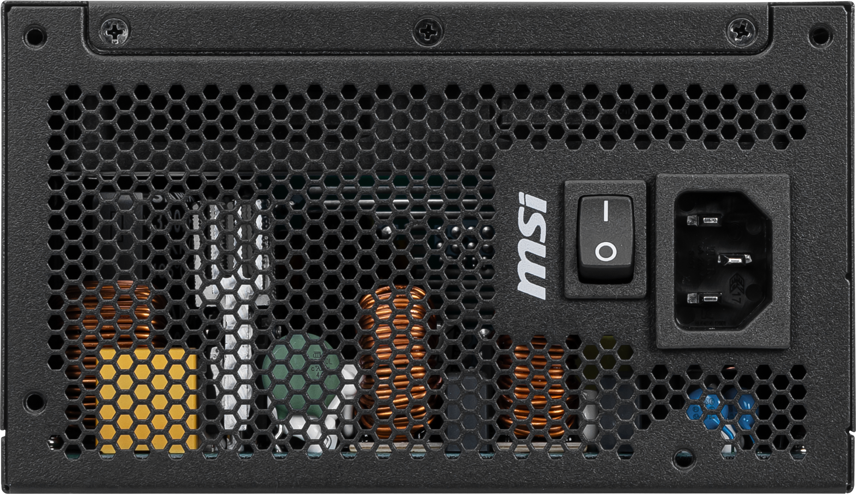 Alt View 3. MSI - MAG A750GLS PCIE5 750W Full Modular ATX 3.1 Ready PCIe 5.1 80 Plus Gold Power Supply - Black.