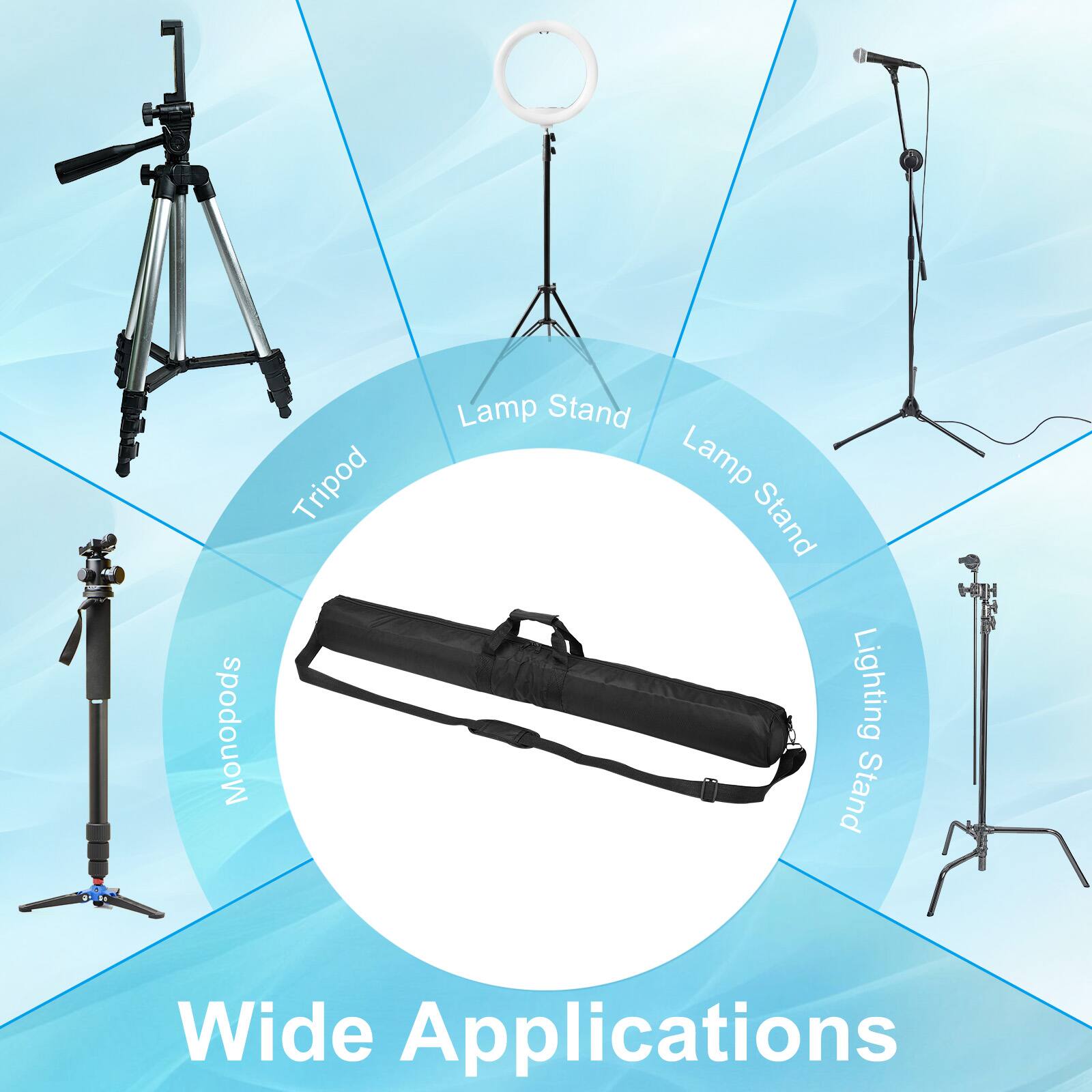 Tripod, Monopods, Lamp Stand, Lighting Stand, Wide Applications