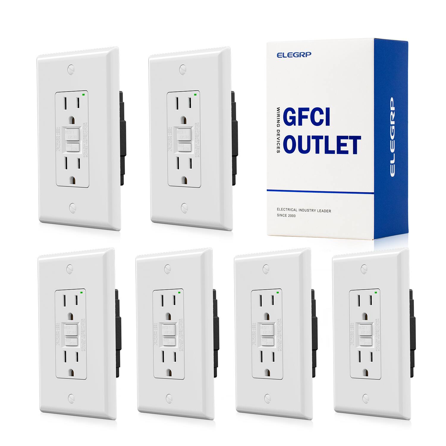 ELEGRP GFCI OUTLET  
ELECTRICAL INDUSTRY LEADER SINCE 2009