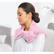 Angle. Sharper Image - Neck and Shoulder Massage Body Wrap - Pink.