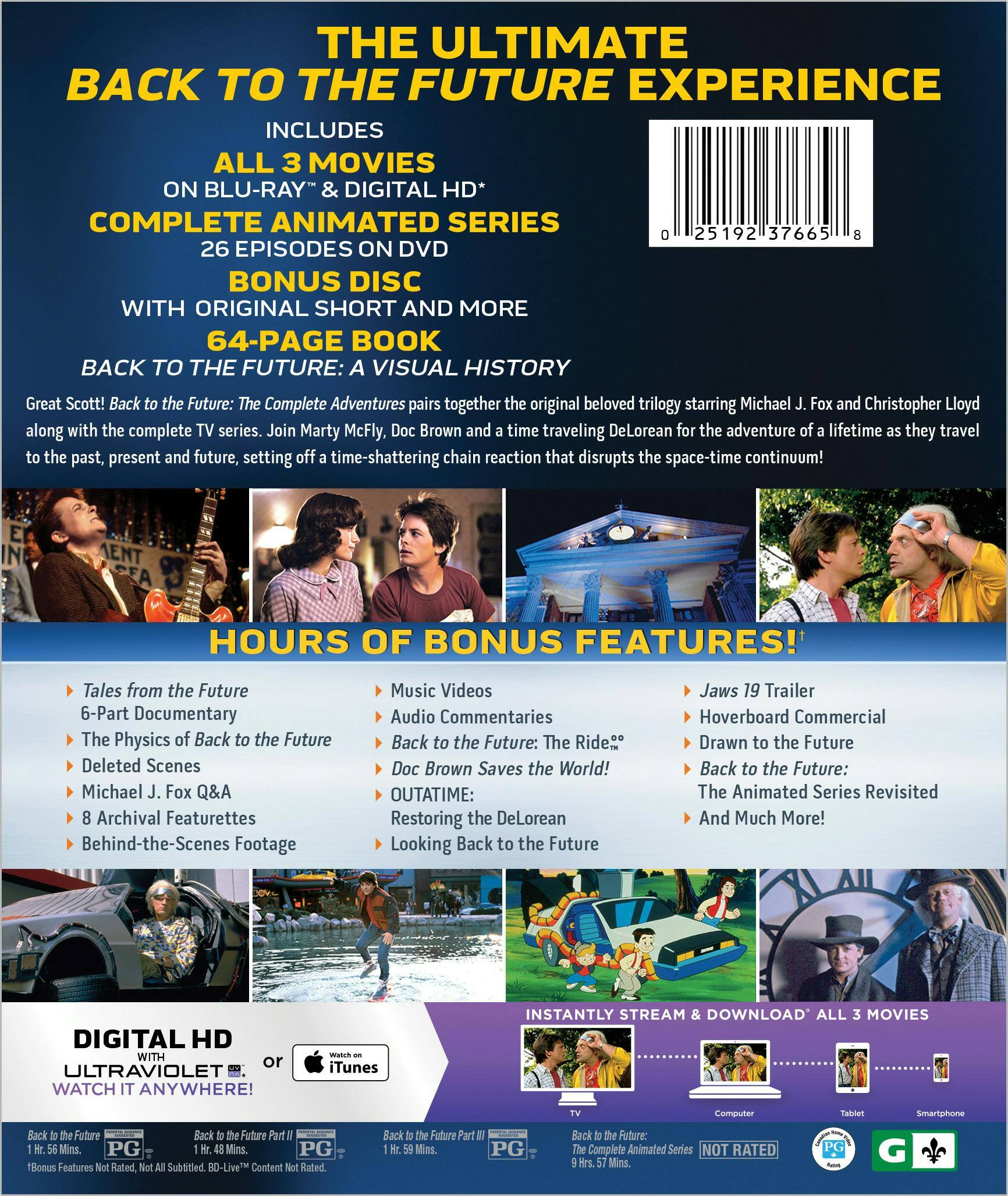 Angle. Back to the Future: The Complete Adventures (Box Set) [Blu-ray].