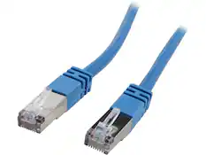 Front. Cables to Go - C2G 27271 Cat5e Cable - Snagless Shielded Ethernet Network Patch Cable, Blue (50 Feet, 15.24 Meters).
