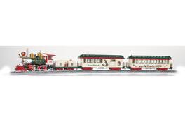 Bachmann - Trains HO Scale Norman Rockwell's American Christmas Ready To Run Electric Powered Model Train Set