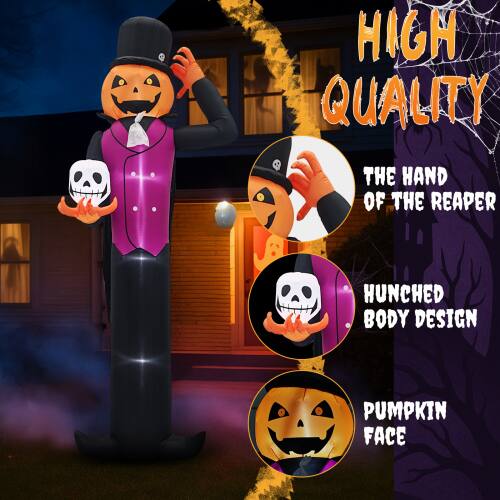 HIGH QUALITY  
THE HAND OF THE REAPER  
HUNCHED BODY DESIGN  
PUMPKIN FACE