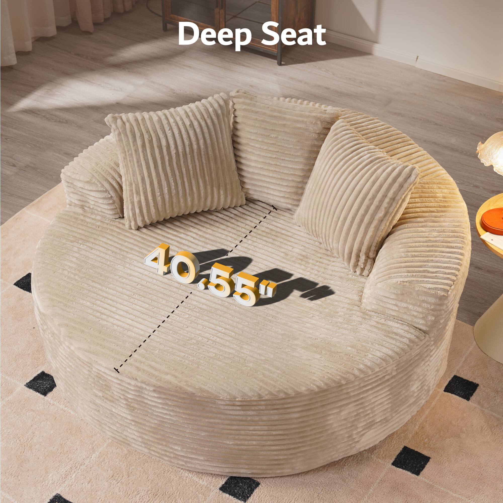 Deep Seat  
40.55"